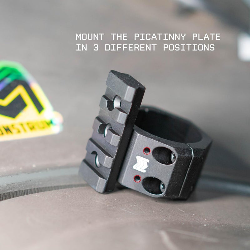 Monstrum Low Profile Piggyback Red Dot Ring Mount for Rifle Scopes | Picatinny - Image 5